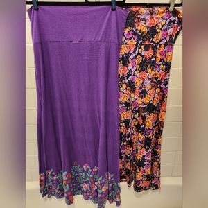Lularoe 2 Maxi skirts 3XL